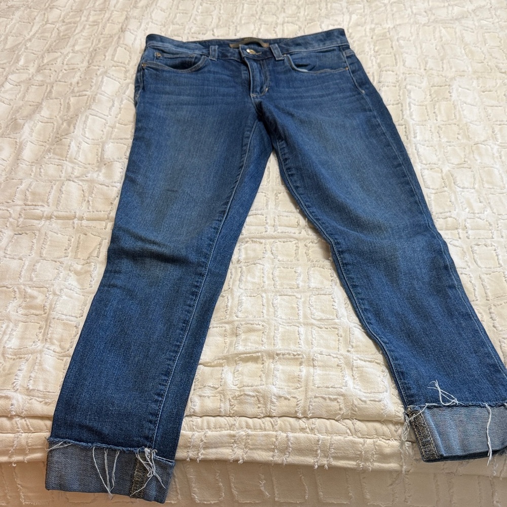 Joe's Jeans Medium Blue Cropped Denim